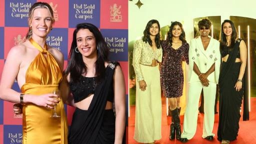 RCB Women Shine on the 'Red, Bold & Gold Carpet'